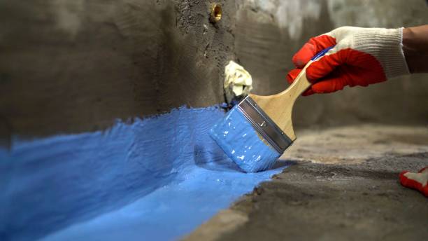 Commercial Waterproofing project at a Star Tannery, VA business property by SJ Waterproofing Pros